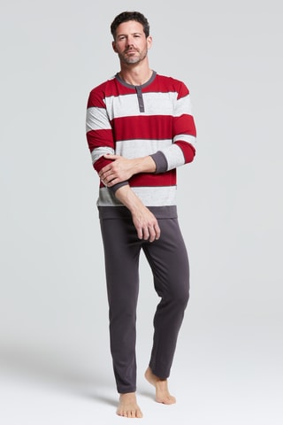 Pijama - Rojo y marrón