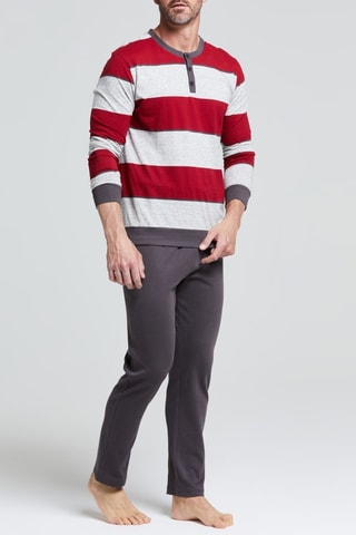 Pijama - Rojo y marrón