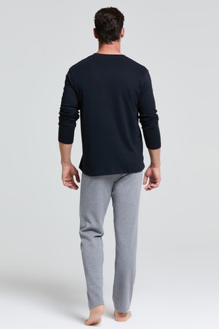 Pijama - Azul noche y gris