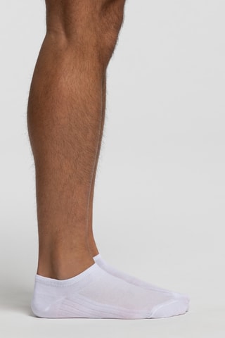 3 pares de calcetines cortos - Blanco