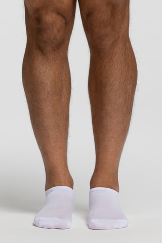 3 pares de calcetines cortos - Blanco