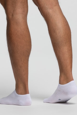 3 pares de calcetines cortos - Blanco