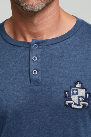 Pijama - Azul marino y blanco