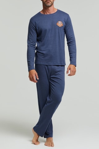 Pijama - Azul marino y rojo