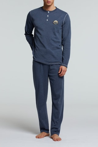 Pijama - Azul marino y negro