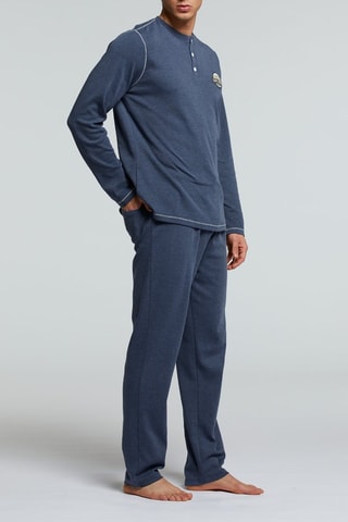 Pijama - Azul marino y negro