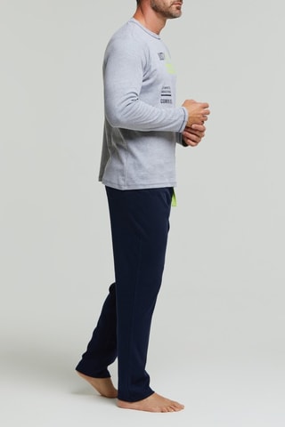 Pijama - Gris claro jaspeado