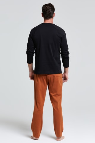 Pijama - Negro y naranja