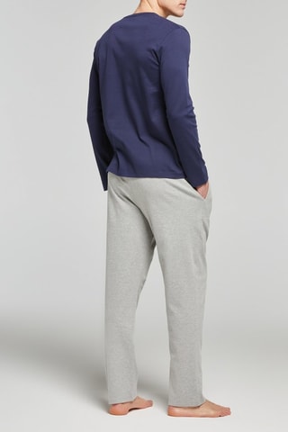 Pijama - Azul marino y gris claro