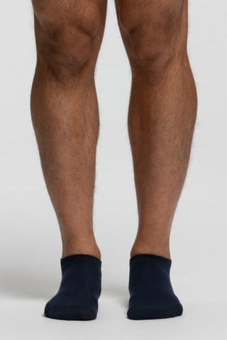 3 pares de calcetines cortos - Azul marino