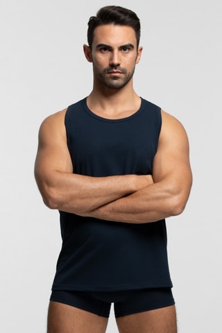 Camiseta de tirantes - Azul marino