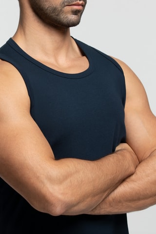 Camiseta de tirantes - Azul marino