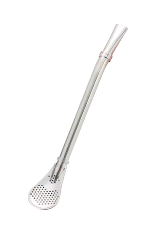 Paille en acier inoxydable - Gris