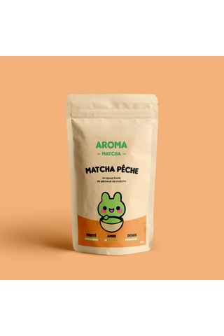 Matcha Pêche - Sachet de 30 g