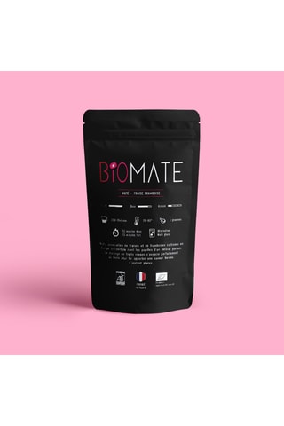 Maté Fraise Framboise Bio -  Sachet de 150 g