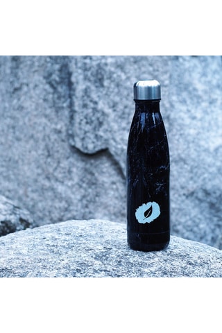 Bouteille isotherme en acier inoxydable Marbré noir - 50 cl