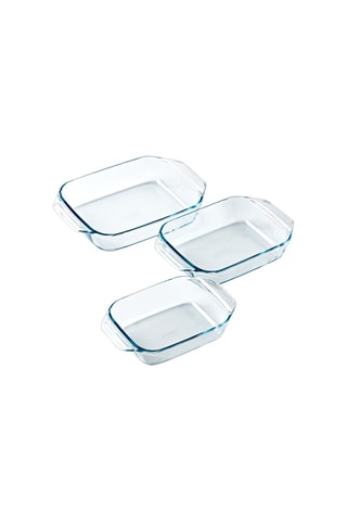 3 travessas de forno retangulares Irrésistible - 27 x 17 cm / 31 x 20 cm / 35 x 23 cm