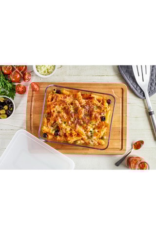 Plat de conservation rectangulaire en verre borosilicate Cook & Freeze - 2,6 l