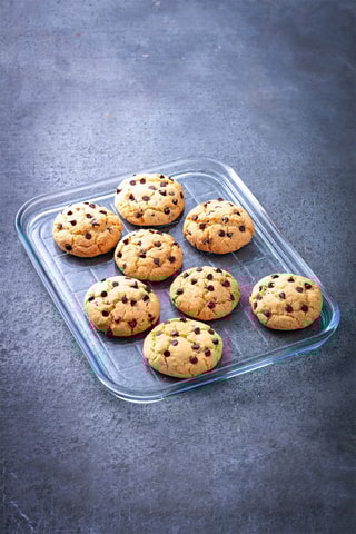 Placa de cozedura em vidro borossilicato Bake & Enjoy - 32 x 26 cm