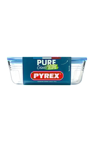 Plat de conservation rectangulaire en verre borosilicate Pure Glass - 2,6 l