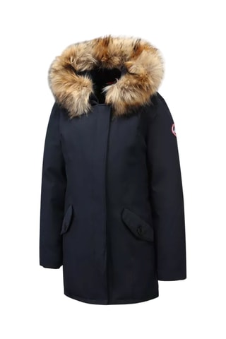 Parka met Capuchon Laura - Marineblauw