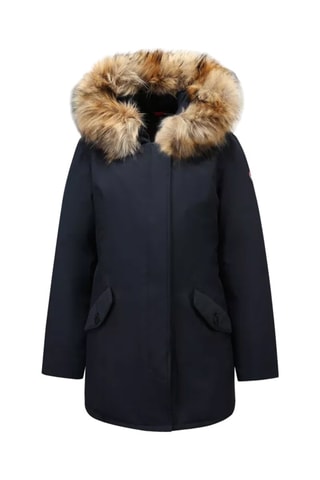 Parka met Capuchon Laura - Marineblauw