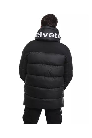 Gewatteerde Jas met Capuchon Ricky 2 - Zwart