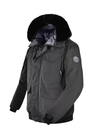 Jas met Capuchon Magma - Zwart