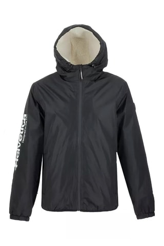 Windjack met Capuchon New Nils - Zwart en Wit