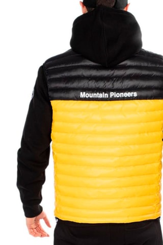 Bodywarmer Billy Geel en Zwart