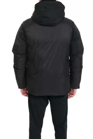 Gewatteerde Jas met Capuchon Paco - Zwart en Wit