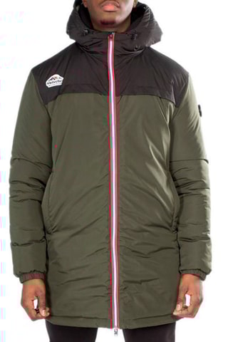 Gewatteerde Jas Seth Kaki en Zwart