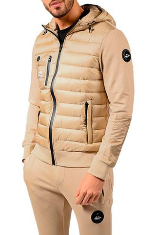 Gewatteerde Jas met Capuchon Lorient Beige