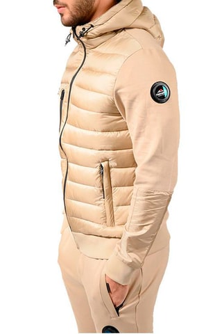 Gewatteerde Jas met Capuchon Lorient Beige