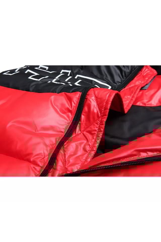 Bodywarmer met Capuchon Vars - Rood en Zwart