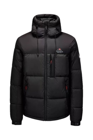 Gewatteerde Jas met Capuchon Herald - Zwart