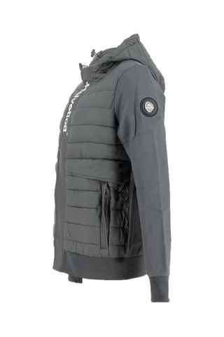 Gewatteerde Jas met Capuchon Courchevel - Grijs