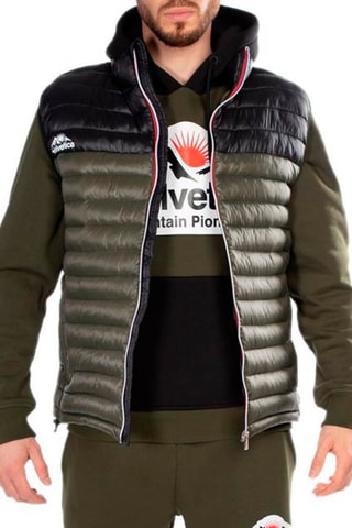 Bodywarmer Billy Kaki en Zwart