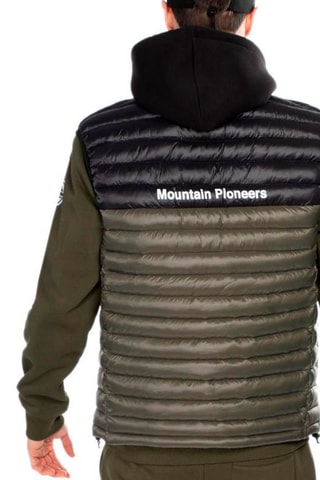 Bodywarmer Billy Kaki en Zwart