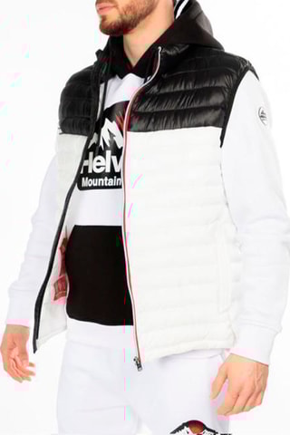 Bodywarmer Billy Wit en Zwart