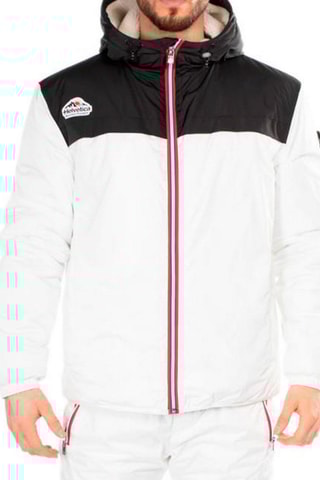 Gewatteerde Jas Casey Wit en Zwart