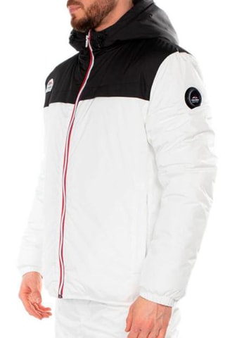 Gewatteerde Jas Casey Wit en Zwart