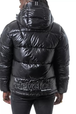 Gewatteerde Jas met Capuchon Ice - Zwart