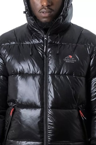 Gewatteerde Jas met Capuchon Ice - Zwart