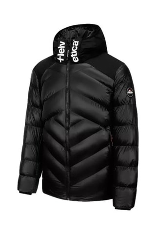 Gewatteerde Jas met Capuchon Shark - Zwart