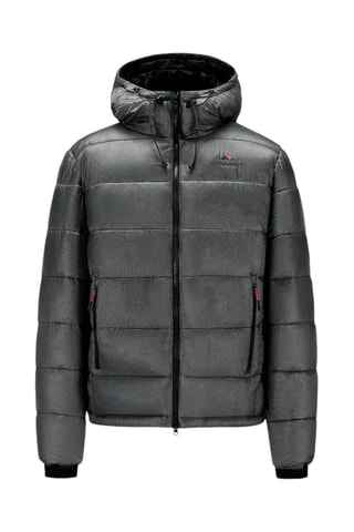 Gewatteerde Jas met Capuchon Avoriaz Grijs