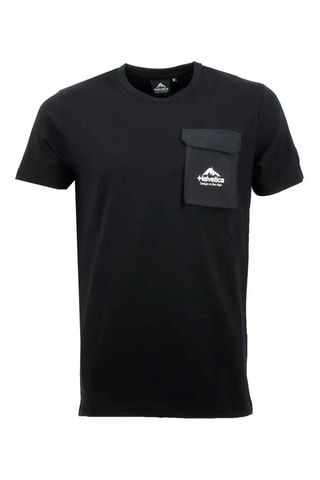 T-shirt Brown - Zwart