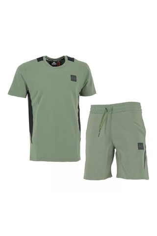 T-shirt en Short - Kaki