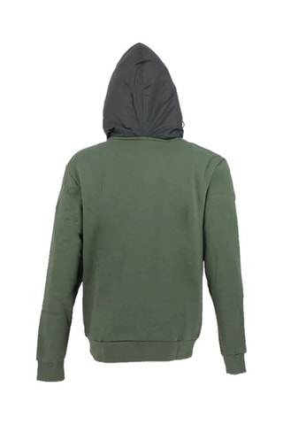 Sweater met Capuchon Melton - Kaki