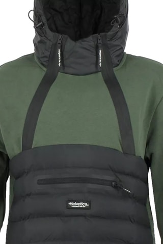 Sweater met Capuchon Melton - Kaki